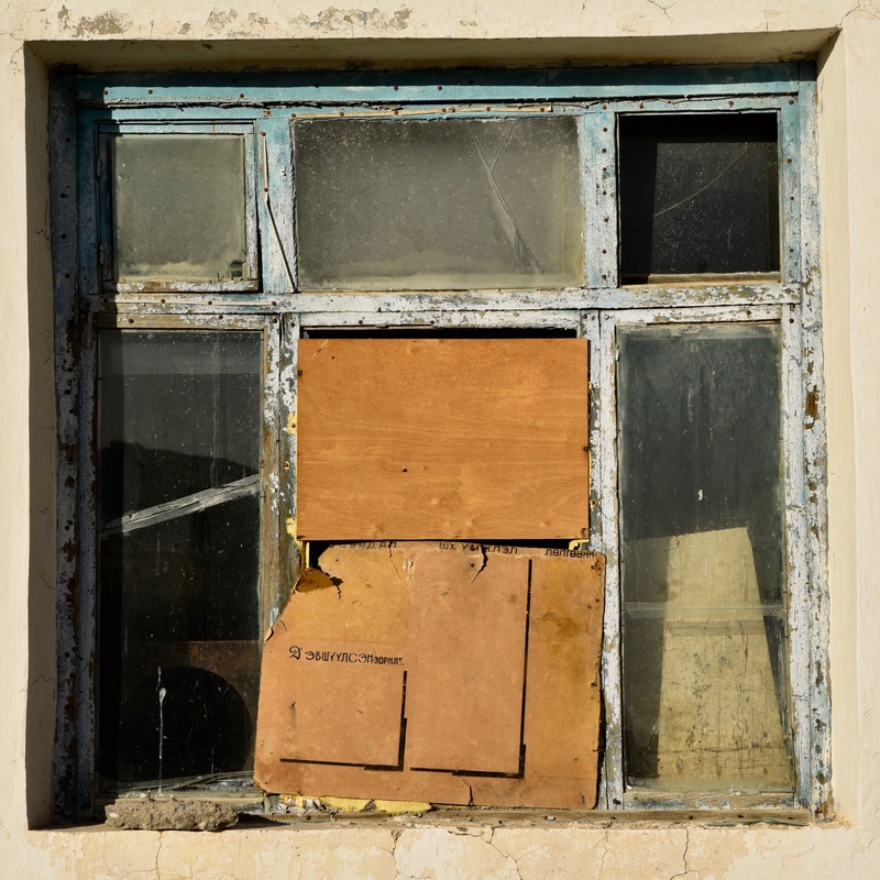 Mongolian Ghost Town's Windows