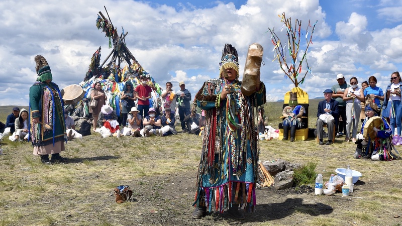 Shaman Ceremony in Tuva
