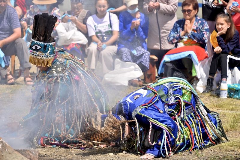 Shaman Ceremony in Tuva