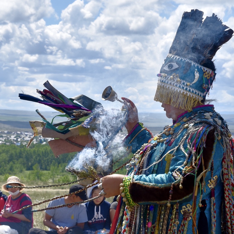 Shaman Ceremony in Tuva